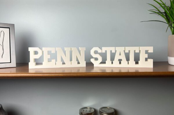 penn state 3d printed text